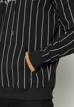 Brandneu 🧨 Karl Kani ORIGINALS PINSTRIPE HOOD UNISEX - Kapuzenpullover - Black ✨ -Karl Kani Verkäufe 48fb02a1ee664d0d824e97bb43bed15b