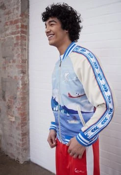 Beste Bewertungen von ✨ Karl Kani MOTIF SOUVENIR JACKET - Bomberjacke - Multicolor, Herren ✔️