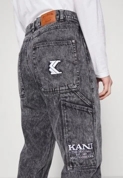 Budget ✨ Karl Kani RETRO MOON PANTS - ⭐ Jeans Relaxed Fit - Dark Grey, Herren 🔥 -Karl Kani Verkäufe 4df7f6e4fd2941b8afc12185c8820825