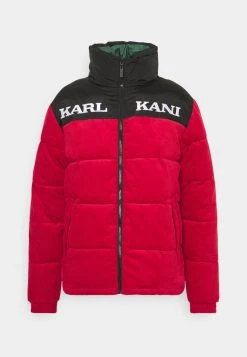 Neu 🤩 Karl Kani UNISEX RETRO REVERSIBLE PUFFER JACKET - Winterjacke - Dark Red 🔔