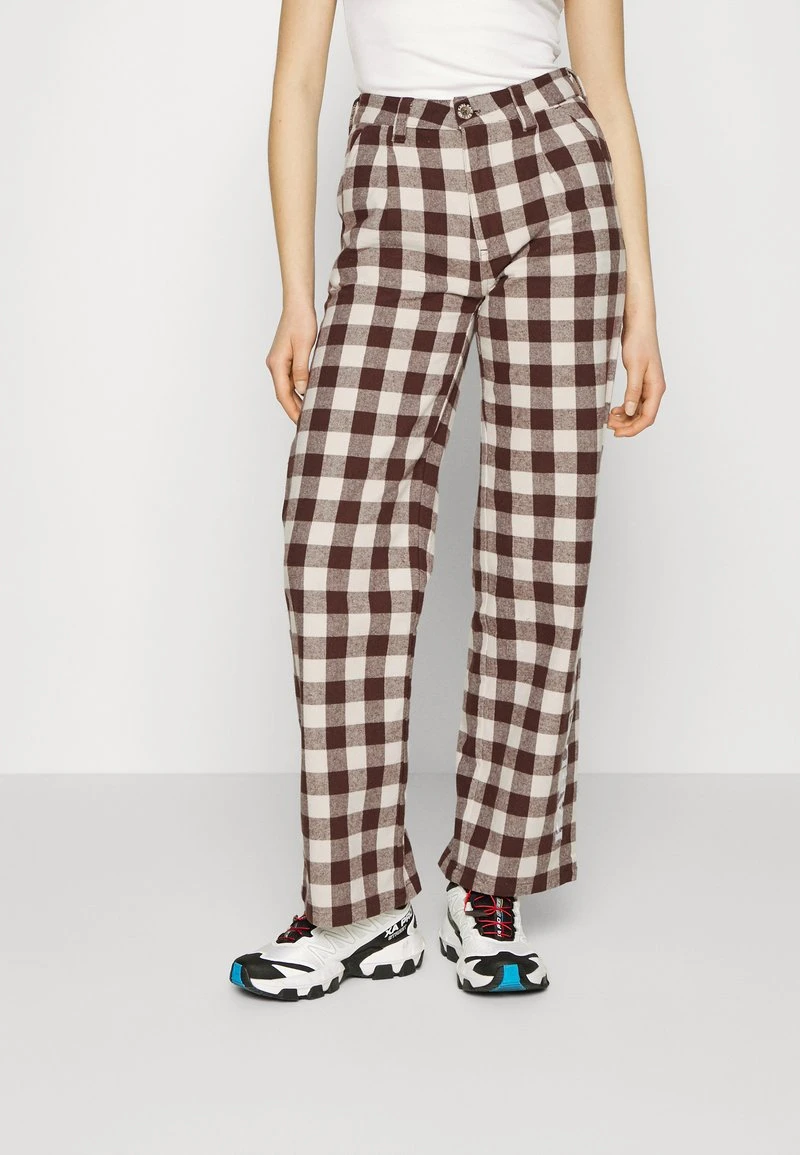 Beste Bewertungen von ✨ Karl Kani RETRO WIDE LEG CHECK PANTS - Stoffhose - Sand, Damen 😉 1 Beste Bewertungen von ✨ Karl Kani RETRO WIDE LEG CHECK PANTS - Stoffhose - Sand, Damen 😉