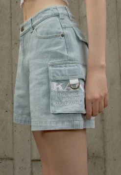 Auslauf ⭐ Karl Kani Shorts - Blue, Damen ⭐ -Karl Kani Verkäufe 523f0fab44d44e42a94ac34df8049af8