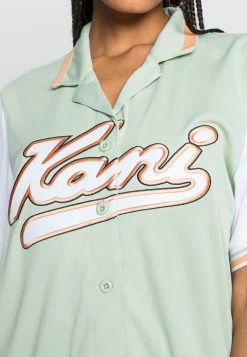Billig 😉 Karl Kani VARSITY BLOCK ⚾ BASEBALL - T-Shirt Print - Cream, Damen 🌟 -Karl Kani Verkäufe 54743d9e1be940a79096a831999b0a9e