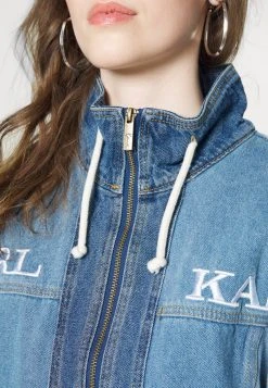 Rabatt 🔥 Karl Kani RETRO BLOCK JACKET - Jeansjacke - Blue, Damen 😉 -Karl Kani Verkäufe 551b5351c3a2439683b2a3c8da7cb372