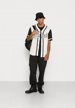 Blitzangebot 🔔 Karl Kani VARSITY BLOCK ⚾ BASEBALL UNISEX - T-Shirt Print - Light Sand/black/white 💯 -Karl Kani Verkäufe 5675f654f7f74f03be0d1cef85872d88