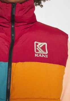 Bester Verkauf 👍 Karl Kani BLOCK PUFFER VEST UNISEX - Weste - Dark Red 🎉 -Karl Kani Verkäufe 58c218aa9be846c880b3379bfc1aa854