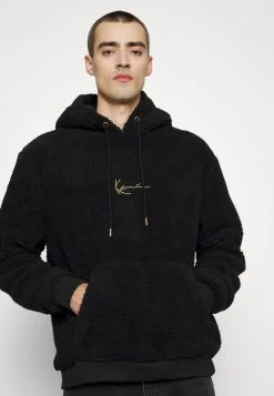 Bestes Angebot ⌛ Karl Kani SMALL SIGNATURE TEDDY HOODIE UNISEX - Kapuzenpullover - Black ✔️ -Karl Kani Verkäufe 5a1d04662459424bbb9a08d633a411de