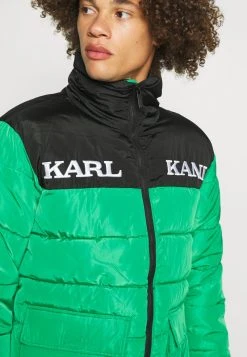 Schlussverkauf ✔️ Karl Kani RETRO BLOCK PUFFER JACKET UNISEX - Winterjacke - Black/green 😉 -Karl Kani Verkäufe 5a63462cd7ba442e980c07c7662379d6