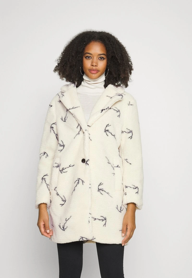 Großhandel 😍 Karl Kani SIGNATURE LOGO TEDDY - Wintermantel - Cream, Damen 🥰 1 Großhandel 😍 Karl Kani SIGNATURE LOGO TEDDY - Wintermantel - Cream, Damen 🥰