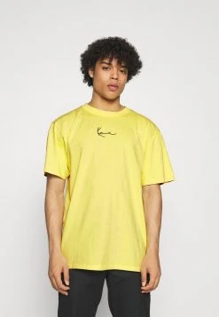 Großhandel ✔️ Karl Kani SMALL SIGNATURE WASHED TEE UNISEX - T-Shirt Print - Light Yellow ✔️