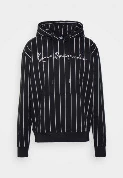 Brandneu 🧨 Karl Kani ORIGINALS PINSTRIPE HOOD UNISEX - Kapuzenpullover - Black ✨ -Karl Kani Verkäufe 6433ac86a32440e7ae6ddca1b2722504