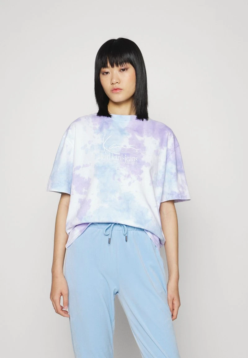 Besorgen ⌛ Karl Kani SIGNATURE TIE DYE TEE - T-Shirt Print - Lilac/light Blue/white, Damen 😍 1 Besorgen ⌛ Karl Kani SIGNATURE TIE DYE TEE - T-Shirt Print - Lilac/light Blue/white, Damen 😍