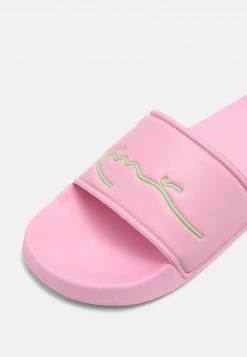 Neu ❤️ Karl Kani SIGNATURE POOL SLIDE - Pantolette Flach - Rose, Damen 🔔 -Karl Kani Verkäufe 69bde6c073b5449780cefe1f2e9458f9