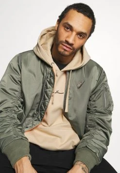 Bestpreis 💯 Karl Kani UNISEX SMALL SIGNATURE HOODY - Kapuzenpullover - Sand ✨ -Karl Kani Verkäufe 6b03d32d46f9411086ecf085e40d11fd