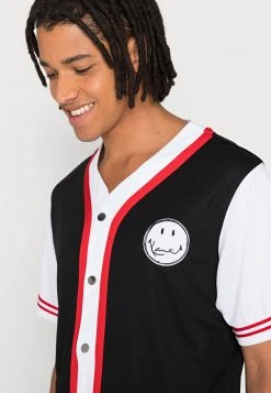 Brandneu ❤️ KARL KANI X SMILEY® OG SCRIBBLE ⚾ BASEBALL 🤩 SHIRT - Hemd - Black, Herren ⭐ -Karl Kani Verkäufe 6c0a1dcd6c3946eca26dd944f2972ed1