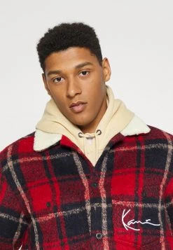 Besorgen 👏 Karl Kani CHEST SIGNATURE SHIRT JACKET UNISEX - Übergangsjacke - Black 😍 -Karl Kani Verkäufe 6d70afa2cd2346dda7f8024d6367b7cf