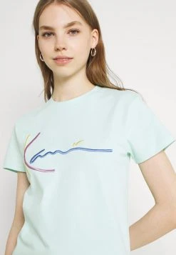 Budget ❤️ Karl Kani SIGNATURE TEE - T-Shirt Print - Mint, Damen 👍 -Karl Kani Verkäufe 6f7ac443d29c4036aabc05f783df62e2