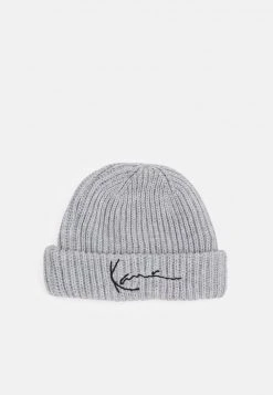 Rabatt ❤️ Karl Kani SIGNATURE FISHERMAN BEANIE UNISEX - Mütze - Grey ❤️
