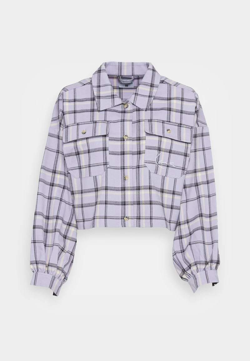 Schlussverkauf 👍 Karl Kani CHEST SIGNATURE SHORT CHECK - Leichte Jacke - Purple, Damen 👏 4 Schlussverkauf 👍 Karl Kani CHEST SIGNATURE SHORT CHECK - Leichte Jacke - Purple, Damen 👏 – Bild 4