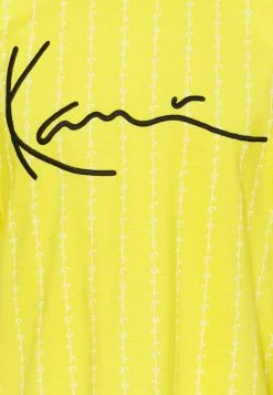 Rabatt ✨ Karl Kani SIGNATURE LOGO PINSTRIPE TEE UNISEX - T-Shirt Print - Yellow 🔔 -Karl Kani Verkäufe 70acb007135a4cd9b6885b1bb7af740e