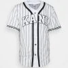 Am billigsten ⌛ Karl Kani SERIF ⚾ BASEBALL UNISEX - Strickjacke - White 😀 -Karl Kani Verkäufe 71841a3ea0a24302b9046f395343eb79