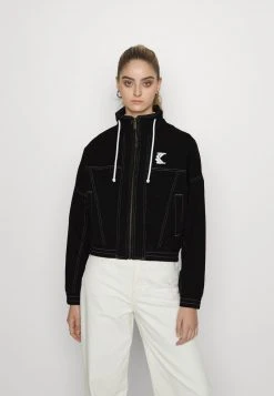 Aktion ✔️ Karl Kani JACKET - 🧨 Jeansjacke - Black, Damen ⌛