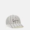 Brandneu 🧨 Karl Kani SIGNATURE PINSTRIPE UNISEX - Cap - White 😉