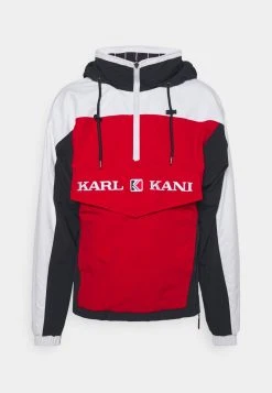 Coupon ✔️ Karl Kani RETRO BLOCK REVERSIBLE WINDBREAKER - Leichte Jacke - Red, Herren ✔️