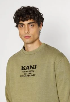 Blitzangebot ✔️ Karl Kani RETRO WASHED CREW UNISEX - Sweatshirt - Dark Green 👍 -Karl Kani Verkäufe 762ff9f348254645a39b80f9d13bb410