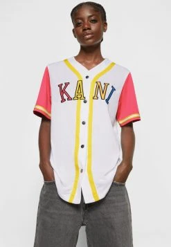 Rabatt ❤️ Karl Kani COLLEGE BLOCK ⚾ BASEBALL - T-Shirt Print - White, Damen 🤩 -Karl Kani Verkäufe 76d444c1ec8444d0bad8be4f3fcc5520