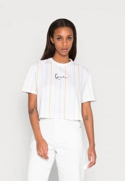 Besorgen 😀 Karl Kani SMALL SIGNATURE CROP TEE - T-Shirt Print - Multicolor, Damen 👏