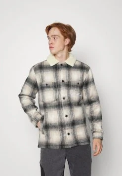 Bester Verkauf 🌟 Karl Kani CHEST SIGNATURE JACKET UNISEX - Übergangsjacke - Beige ❤️