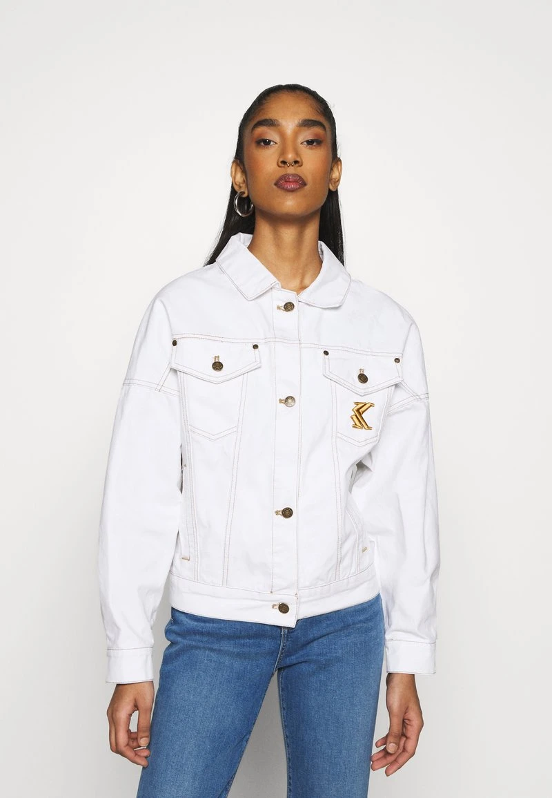 Rabatt ⭐ Karl Kani 💯 Jeansjacke - White, Damen 🔔 1 Rabatt ⭐ Karl Kani 💯 Jeansjacke - White, Damen 🔔