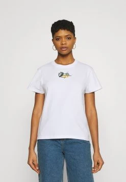 Angebote 🎉 Karl Kani SMALL SIGNATURE TEE - T-Shirt Print - White, Damen 🤩