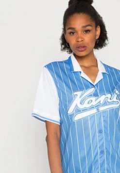 Am billigsten 🔥 Karl Kani VARSITY BLOCK ⚾ BASEBALL - Hemdbluse - Blue, Damen ⌛ -Karl Kani Verkäufe 7b2066a129944354a8cc78afbc823947