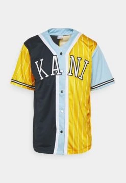 Aktion ⌛ Karl Kani COLLEGE BLOCK PINSTRIPE ⚾ BASEBALL - T-Shirt Print - Yellow, Herren 🌟 -Karl Kani Verkäufe 7cdeb142eb59493e9fcf2f80fffd26a7