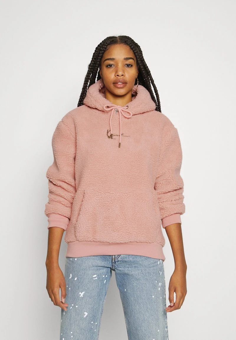 Angebote 🧨 Karl Kani SIGNATURE HOODIE - Kapuzenpullover - Rose, Damen 🧨 1 Angebote 🧨 Karl Kani SIGNATURE HOODIE - Kapuzenpullover - Rose, Damen 🧨