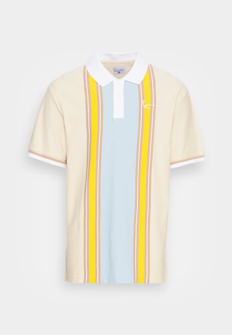 Brandneu 🛒 Karl Kani CHEST SIGNATURE STRIPE TEE UNISEX - Poloshirt - Cream ⌛ 4 Brandneu 🛒 Karl Kani CHEST SIGNATURE STRIPE TEE UNISEX - Poloshirt - Cream ⌛ – Bild 4
