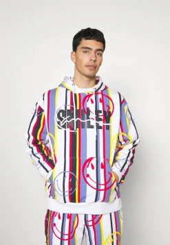 Billig ⭐ KARL KANI X SMILEY® SIGNATURE STRIPE HOODIE UNISEX - Kapuzenpullover - Multicolor ❤️ -Karl Kani Verkäufe 825fcbbded1c4ce1a0540ee172b14797
