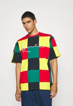 Billig ⭐ Karl Kani SIGNATURE BLOCK TEE UNISEX - T-Shirt Print - Red ⌛