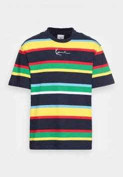 Top 10 🛒 Karl Kani SMALL SIGNATURE STRIPE TEE UNISEX - T-Shirt Print - Navy 🛒 -Karl Kani Verkäufe 8544ef3b33aa460aad2da8db0d51b30c