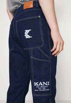 Blitzangebot ❤️ Karl Kani RETRO RINSED PANTS UNISEX - 🔔 Jeans Relaxed Fit - Dark Blue 🥰 -Karl Kani Verkäufe 856f60559c6c4513ac1b70ee7ead76a6