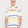Brandneu ⌛ Karl Kani ORIGINALS STRIPE TEE - T-Shirt Print - Mint, Unisex ⌛