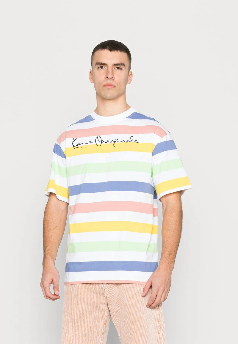 Brandneu ⌛ Karl Kani ORIGINALS STRIPE TEE - T-Shirt Print - Mint, Unisex ⌛ 1 Brandneu ⌛ Karl Kani ORIGINALS STRIPE TEE - T-Shirt Print - Mint, Unisex ⌛