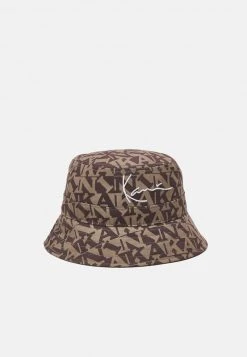 Aktion 🛒 Karl Kani SIGNATURE LOGO BUCKET HAT UNISEX - Hut - Brown 👍