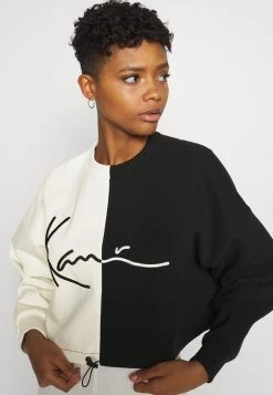 Billig ⭐ Karl Kani SIGNATURE CROPPED BLOCK CREW - Sweatshirt - Off White, Damen 🎁 -Karl Kani Verkäufe 89c9ba31b63643a5bee62b70d1329e1d