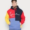 Neu 🌟 Karl Kani UNISEX SIGNATURE BLOCK HOODIE - Kapuzenpullover - Navy ⭐ -Karl Kani Verkäufe 8b3b07f994b146efacd1ce9f3dd63f32