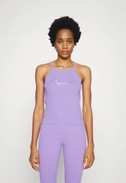 Neu 💯 Karl Kani SMALL SIGNATURE - Top - Purple, Damen 🔥