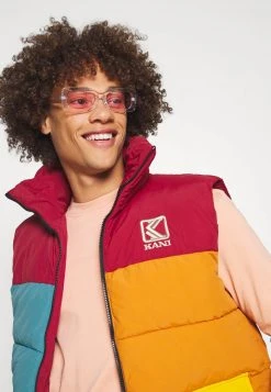 Bester Verkauf 👍 Karl Kani BLOCK PUFFER VEST UNISEX - Weste - Dark Red 🎉 -Karl Kani Verkäufe 8dbc4c56e6a24017be92053c79fa3870