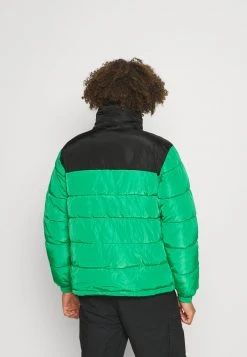 Schlussverkauf ✔️ Karl Kani RETRO BLOCK PUFFER JACKET UNISEX - Winterjacke - Black/green 😉 -Karl Kani Verkäufe 929f12af5e2a4e20afa71d59f878bb86